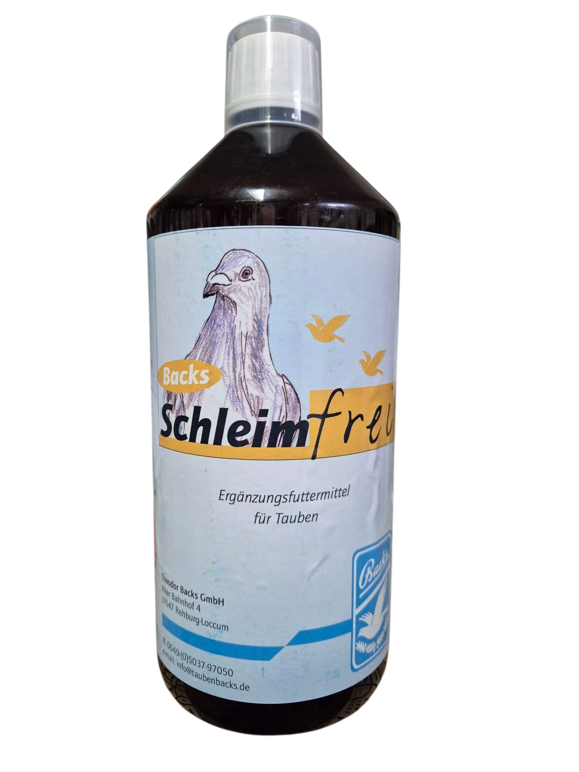 SCHLEIMFREI dla gołębi górne drogi oddechowe 1000 ml Backs
