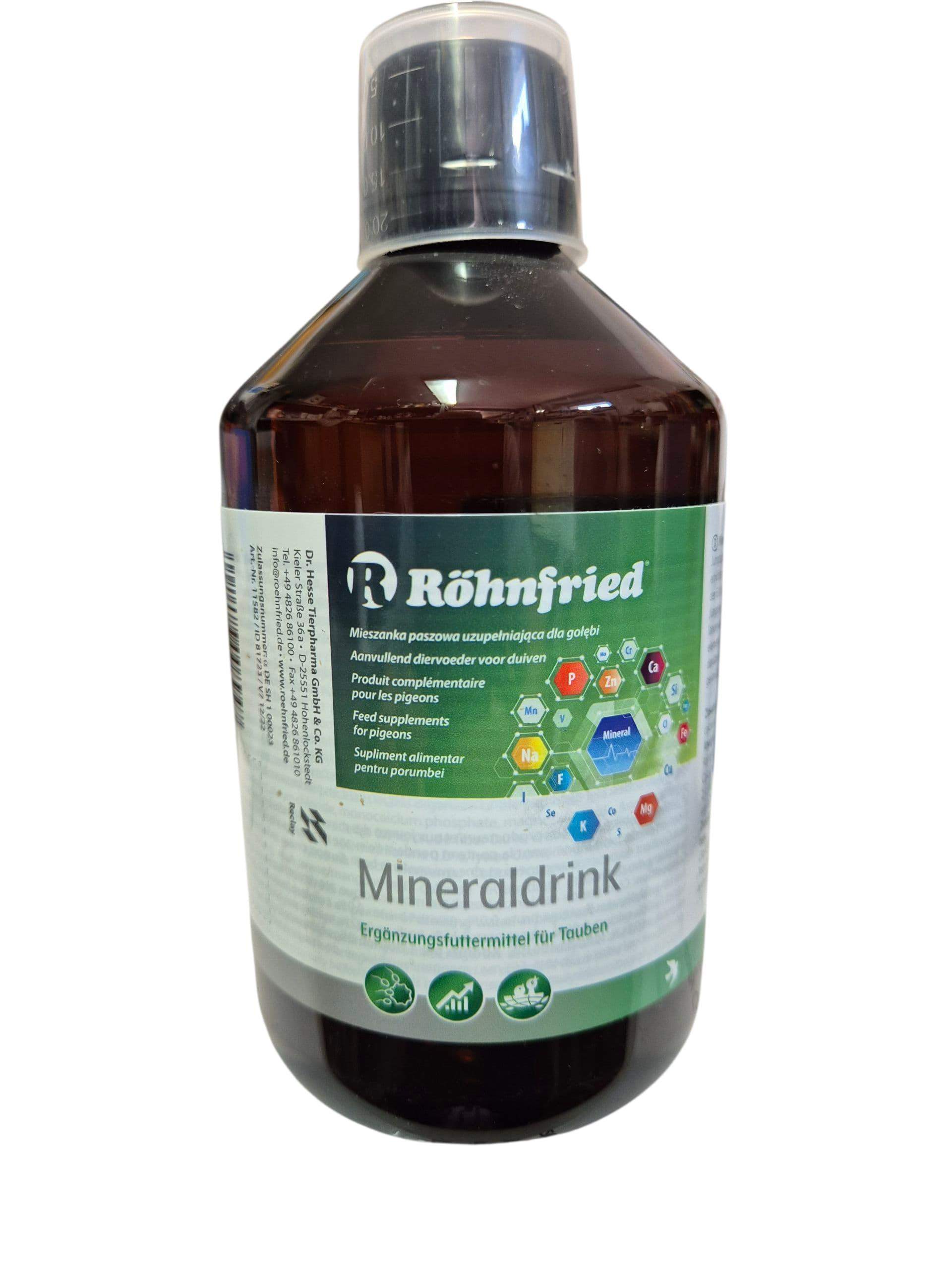 MINERALDRINK 500ml minerały dla gołębi Rohnfried