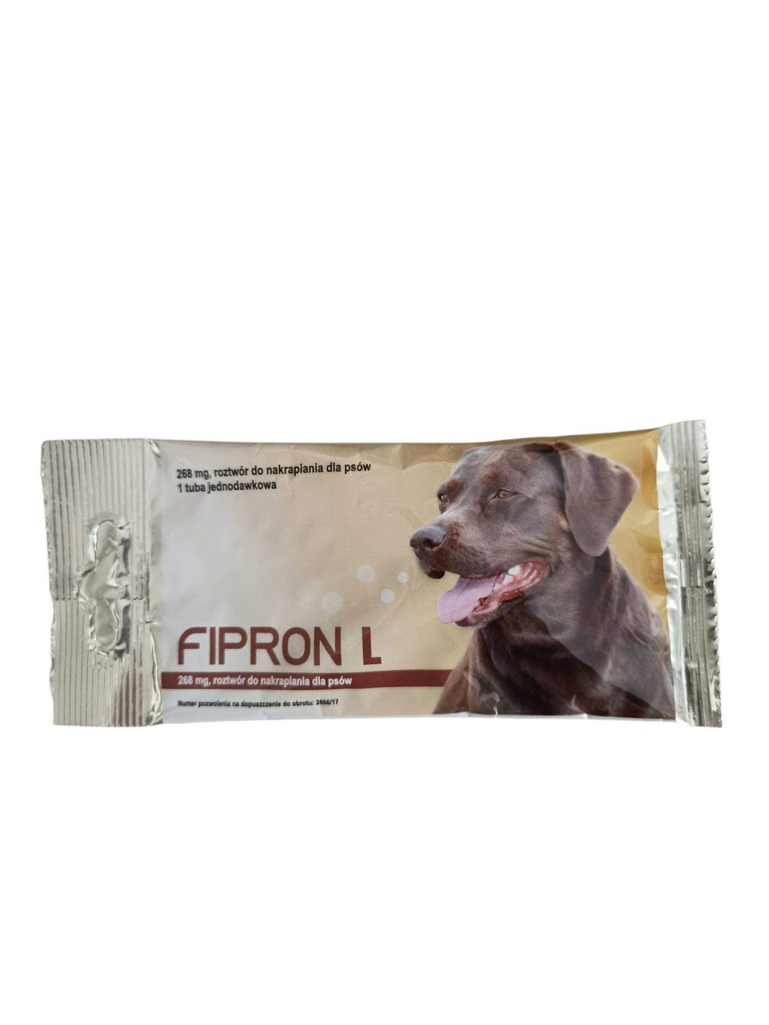 Fipron L-krople na skórę dla psów 20-40 kg p.pchłom i kleszczom 1 tubka