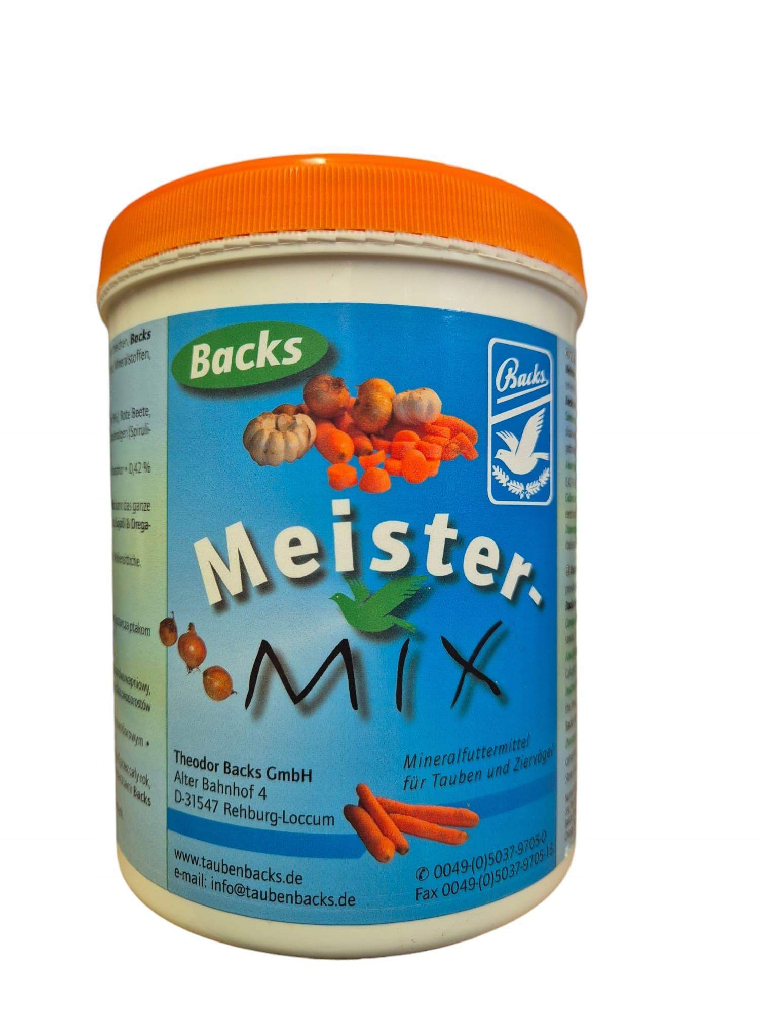 MEISTER MIX 0,5 kg mix warzyw dla gołębi BACKS