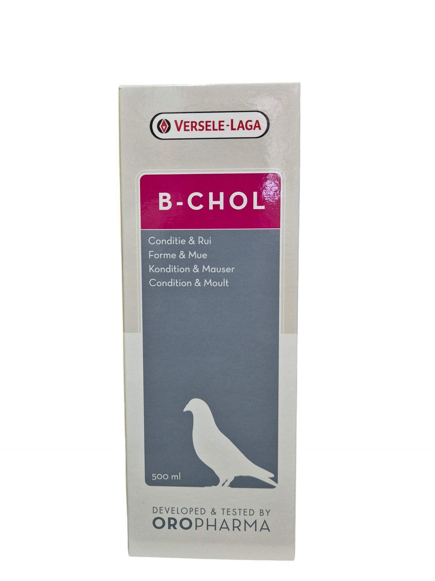 B-Chol 500ml - tonik wątrobowy dla gołębi pierzenie trawienie Versele Laga