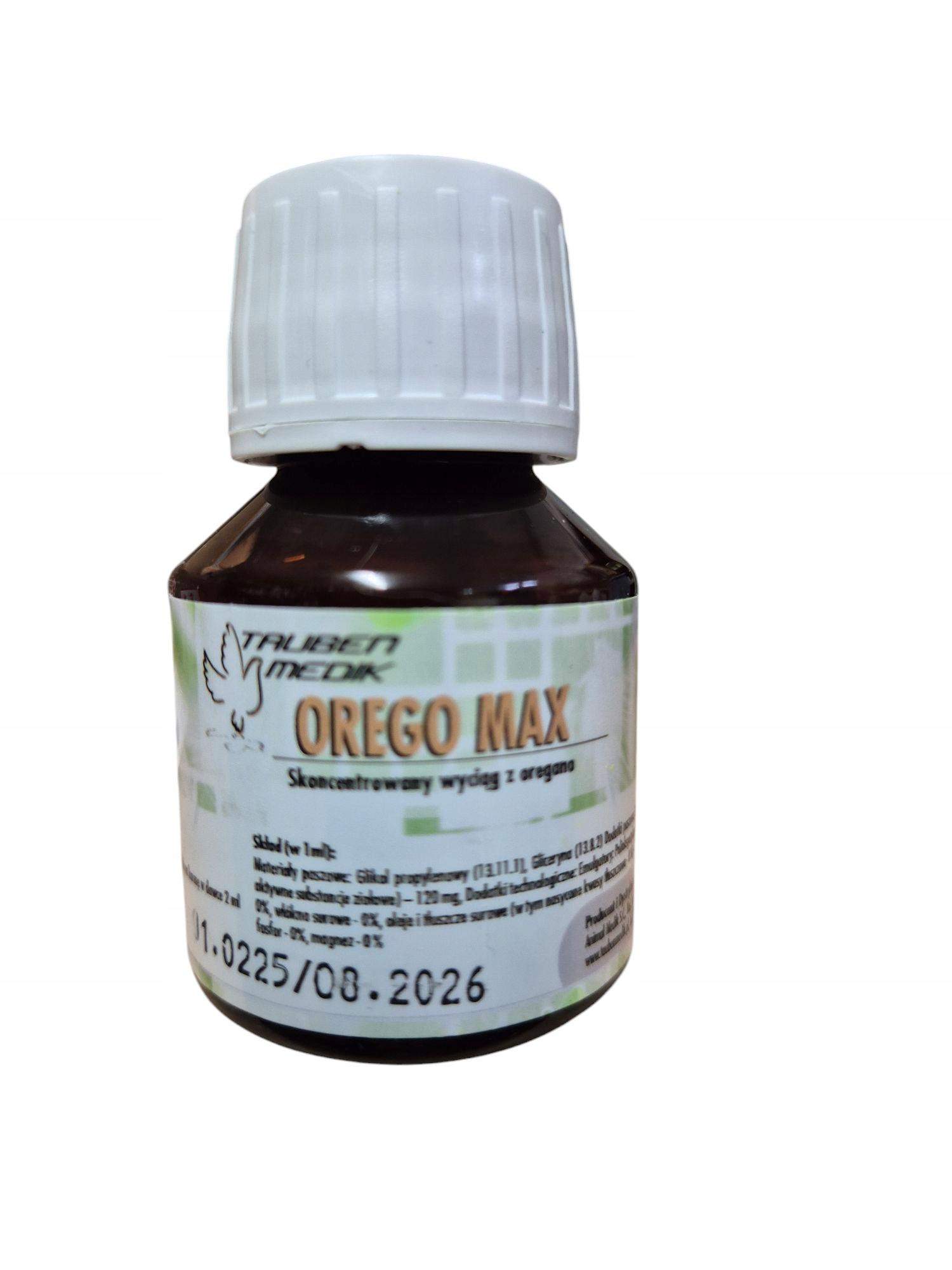 OREGO MAX 50 ML wyciąg z oregano dla gołębi Tauben Medik