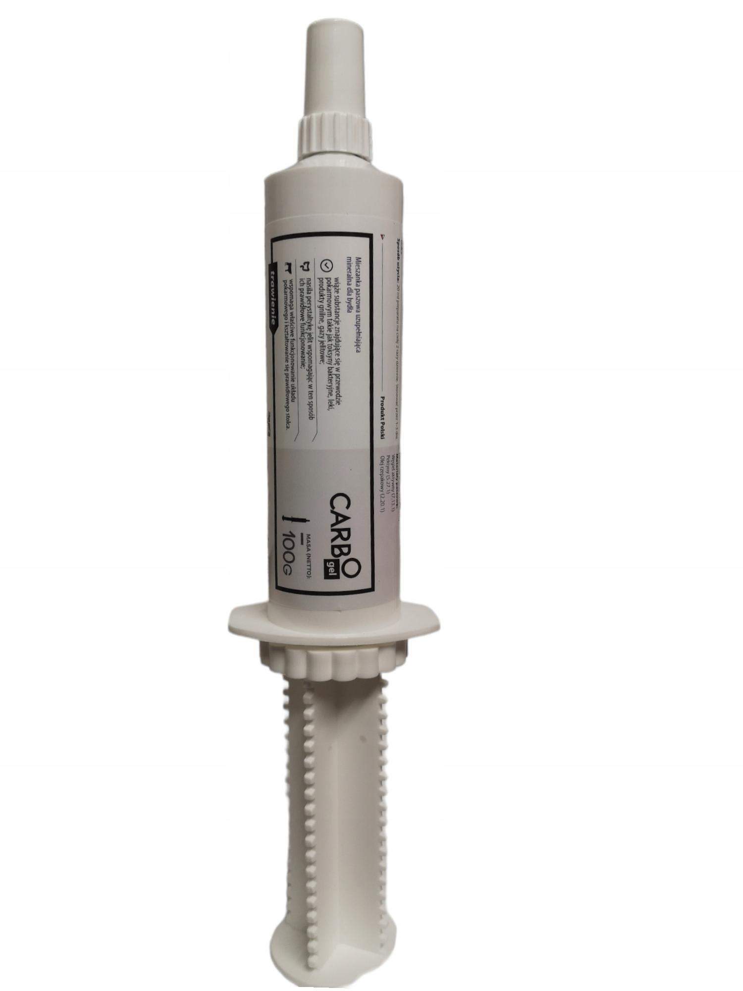 CARBO GEL dla cieląt przeciw biegunce 5 dawek w tubie Trans Feed