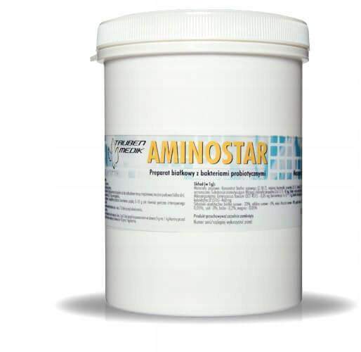 AMINOSTAR 150 g białko zwierzęce z probiotykami dla gołębi Tauben Medik