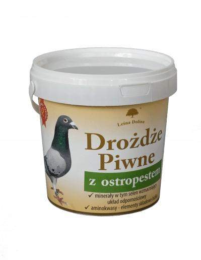 DROŻDŻE PIWNE Z OSTROPESTEM 500G LEŚNA DOLINA