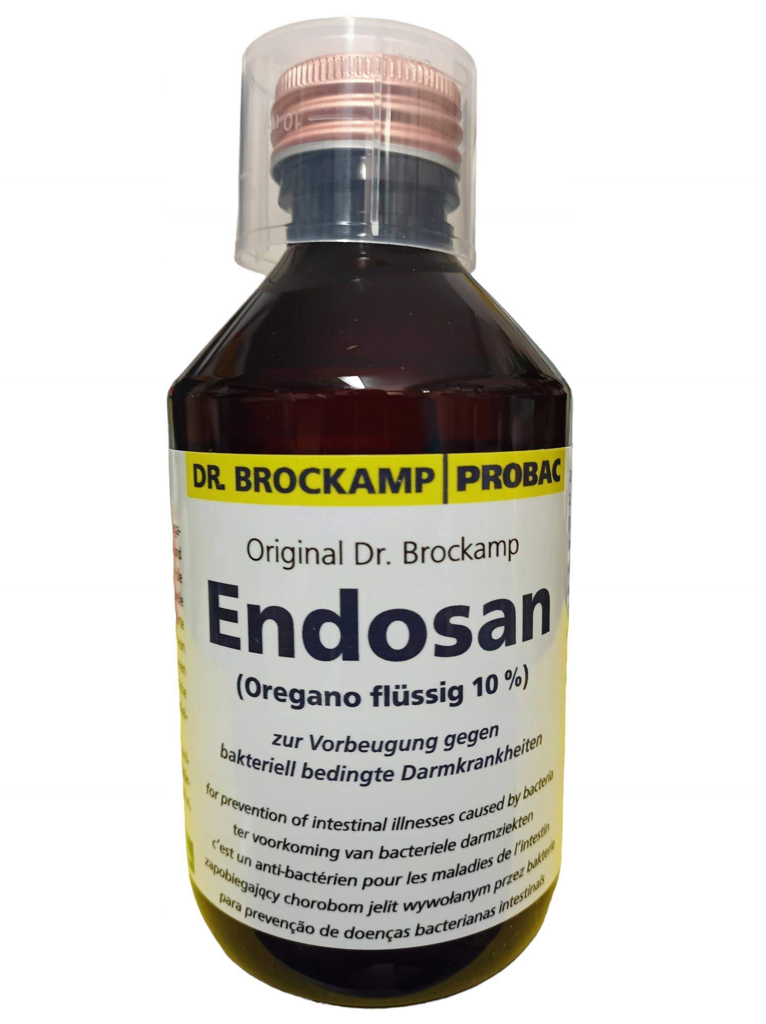 ENDOSAN 250ML zapobiega infekcjom żołądkowo-jelitowym DR. BROCKAMP