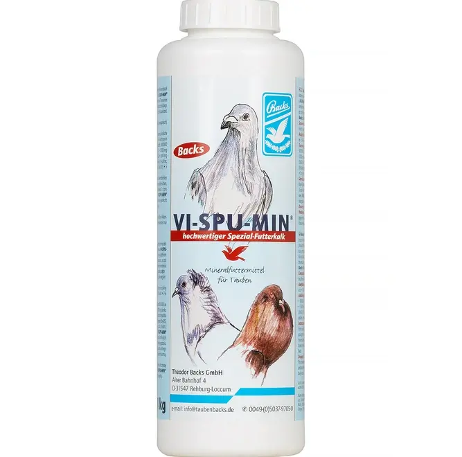 VI-SPU-MIN 1KG minerały, witaminy, aminokwasy dla gołębi BACKS