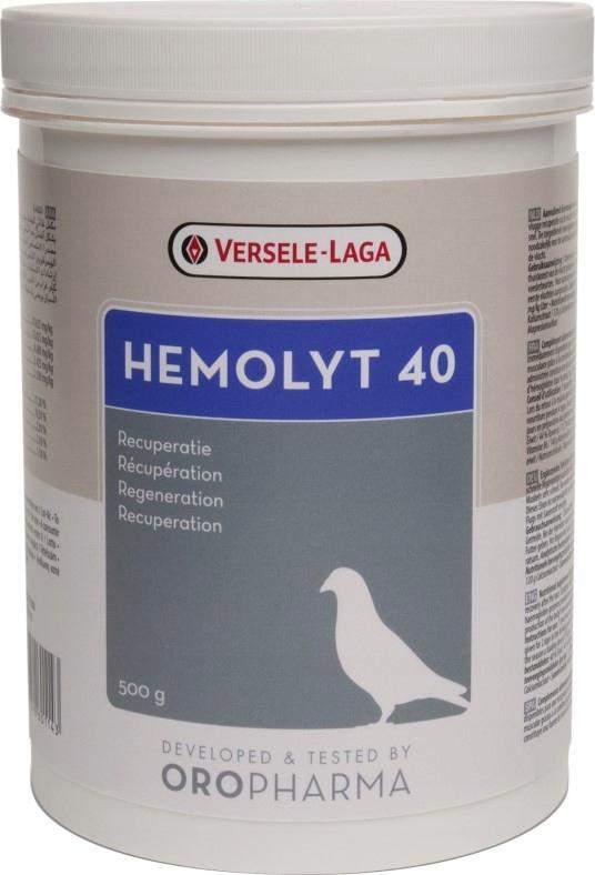 Hemolyt 40 500g - preparat regeneracyjny z proteinami oraz elektrolitami Versele Laga