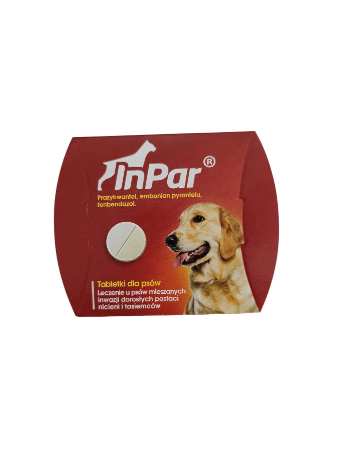INPAR 1 tabletka do odrobaczania psów VET-AGRO