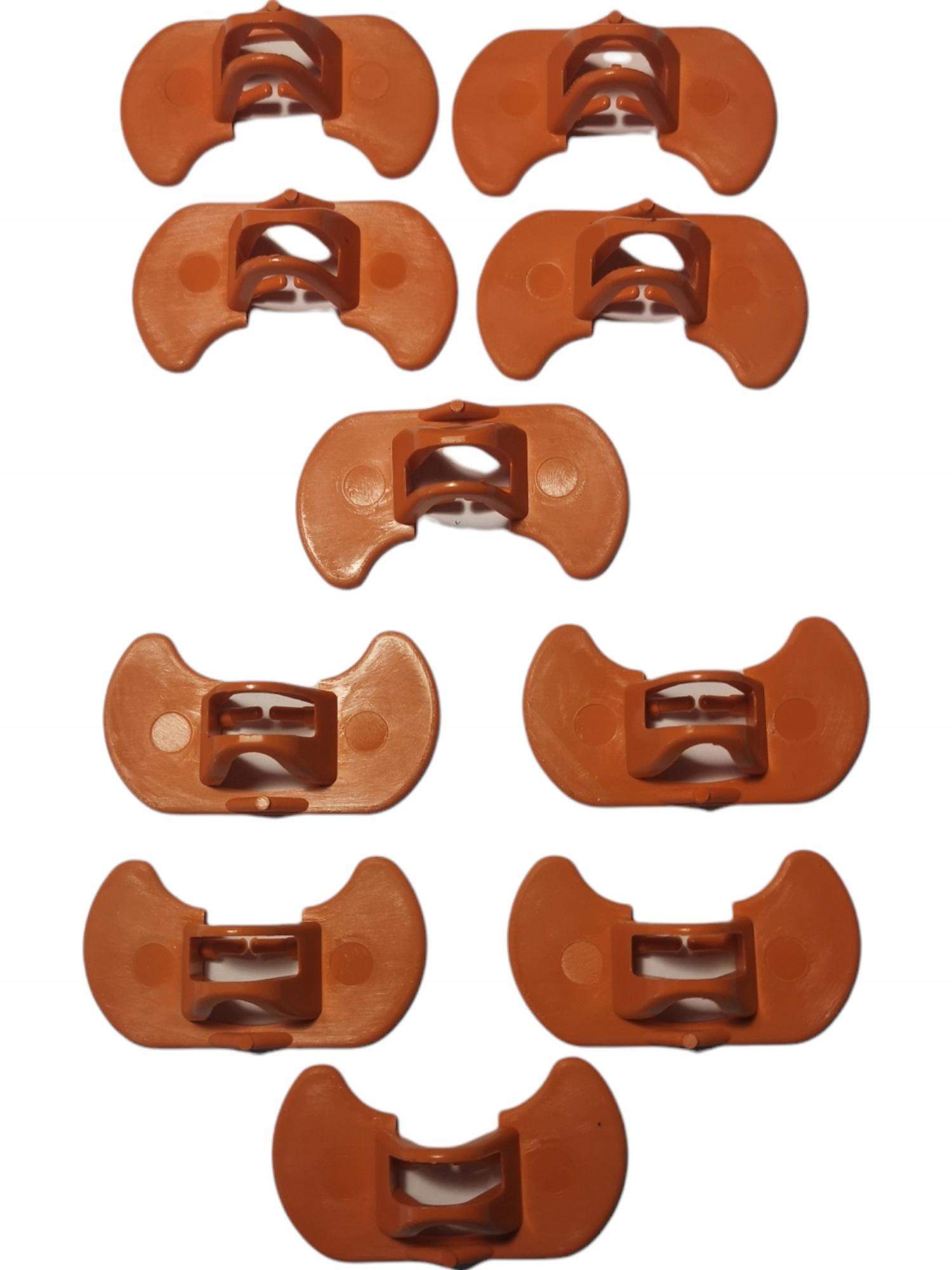 Osłonki zaciskowe tradycyjne z mocowaniem 10 szt.