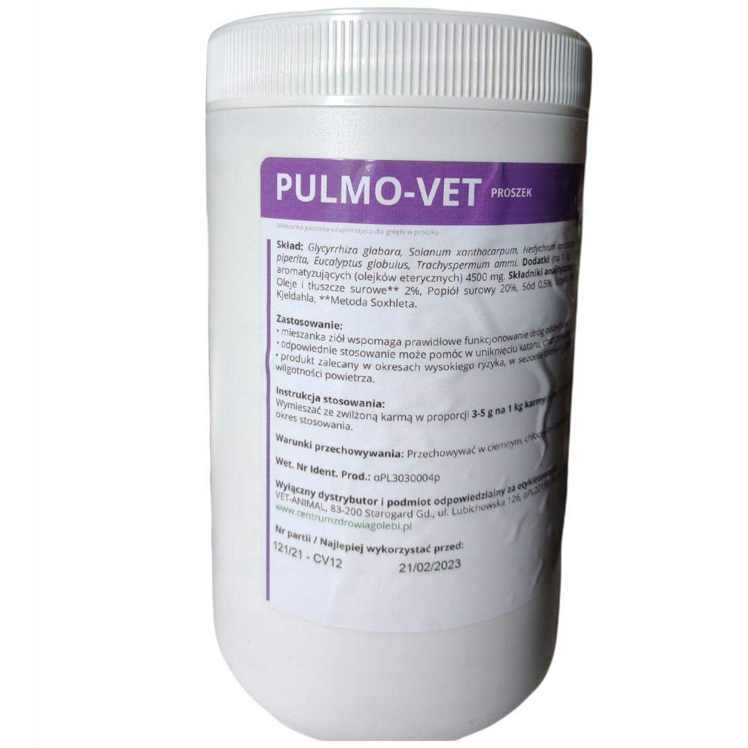 PULMO-VET PROSZEK – ZDROWE DROGI ODDECHOWE 500G Vet Animal
