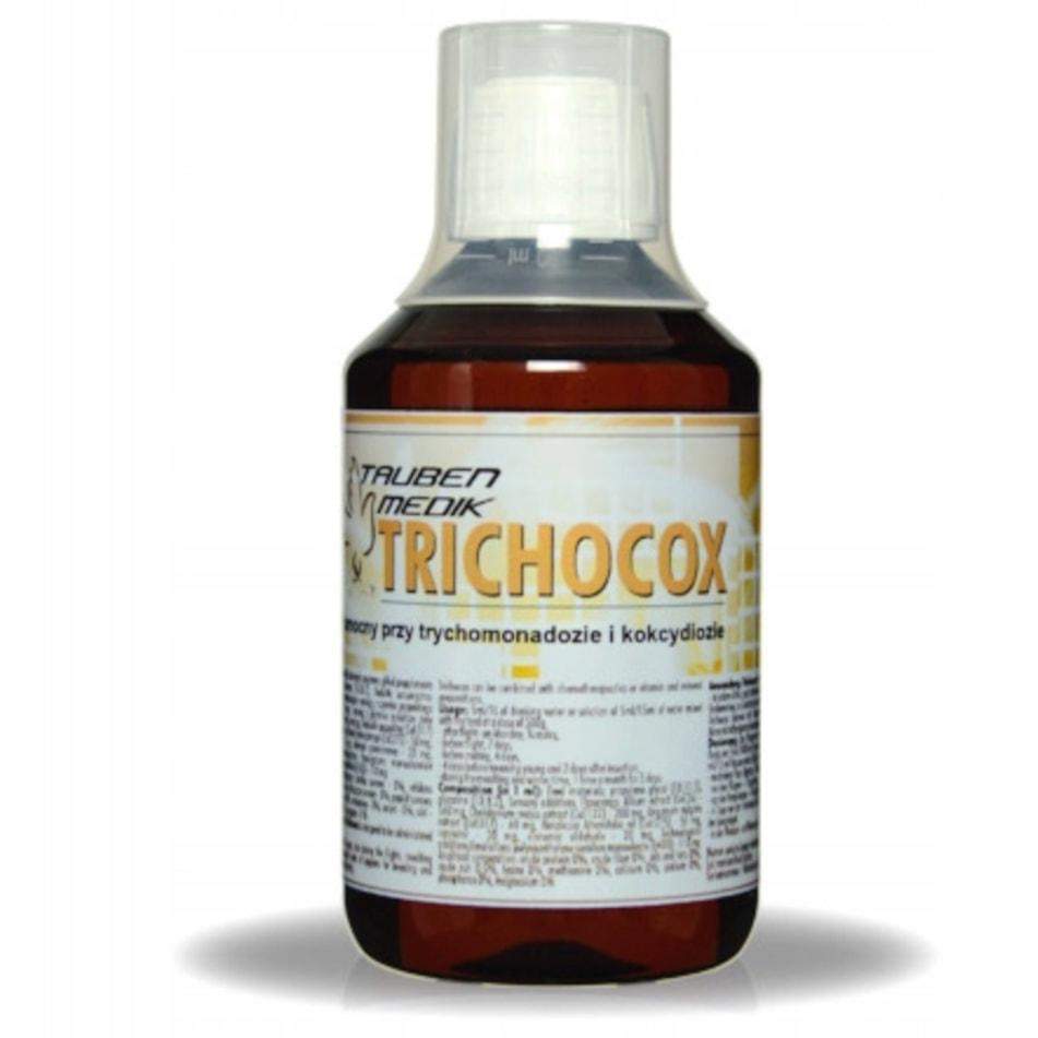 TRICHOCOX 250ml pomocny przy rzęsistku i kokcydiozie u gołębi Tauben Medik